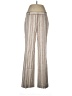 Etcetera Stripes Silver Linen Pants Size 12 - photo 1