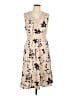 Unbranded Floral Tan Cocktail Dress Size L - photo 1