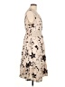 Unbranded Floral Tan Cocktail Dress Size L - photo 4
