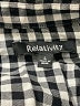 Relativity 100% Cotton Checkered-gingham Black Long Sleeve Button-Down Shirt Size L - photo 7