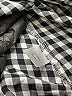 Relativity 100% Cotton Checkered-gingham Black Long Sleeve Button-Down Shirt Size L - photo 8