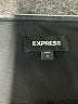 Express Solid Black Faux Leather Skirt Size M - photo 4
