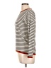 Pink Clover Stripes Ivory Pullover Sweater Size L (estimated) - photo 5