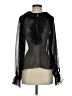 Sabina Musayev 100% Polyamide Black Long Sleeve Blouse Size S - photo 1