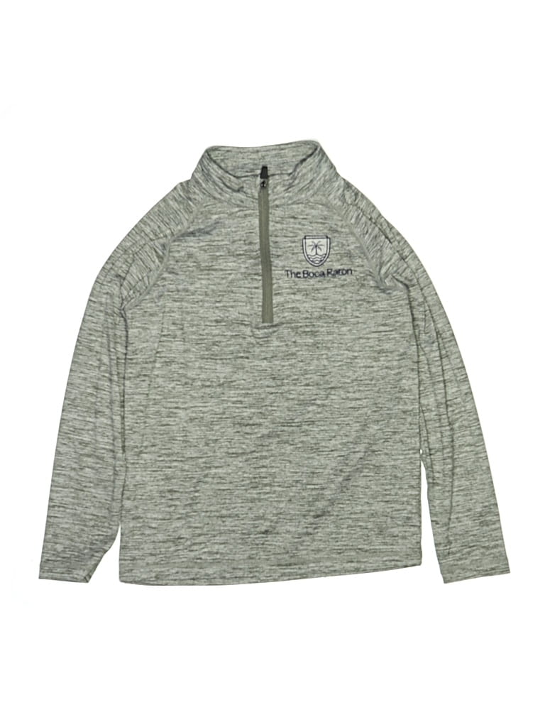 Pre-owned Garb Kids' Long Sleeve T-shirt In Gray