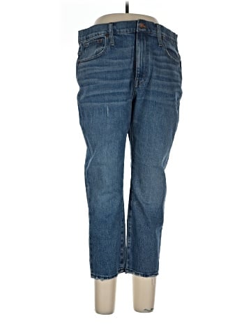 Madewell The Petite High-Rise Slim Boyjean in Melbourne Wash (view 1)