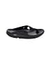 Oofos Black Flip Flops Size 5 - photo 1