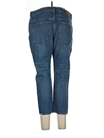 Madewell The Petite High-Rise Slim Boyjean in Melbourne Wash (view 2)