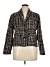Requirements 100% Acrylic Tweed Black Blazer Size 14 - photo 1