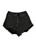 Shein Black Denim Shorts Size M - photo 1