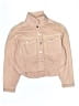 Zara 100% Cotton Solid Tan Jacket Size 13 - 14 - photo 1