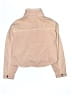 Zara 100% Cotton Solid Tan Jacket Size 13 - 14 - photo 2