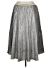 On Twelfth Metallic Silver Formal Skirt Size L - photo 2
