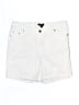 Ellos Solid White Shorts Size 14 - photo 1