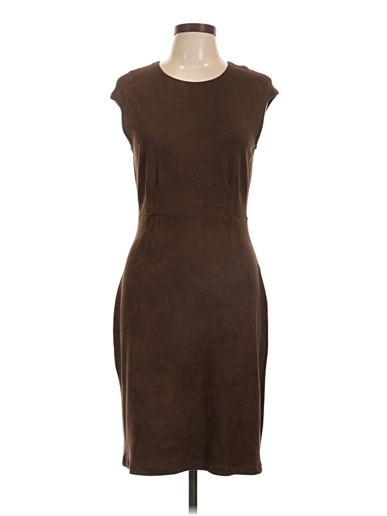Pre-owned Level 99 Casual Dress In Brown