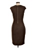 Level 99 Solid Brown Casual Dress Size L - photo 2