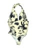Unbranded Print Yellow One Piece Swimsuit Size XL - photo 1
