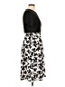 YATHON Graphic Black Cocktail Dress Size L - photo 4