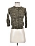 Talbots 100% Merino Animal Print Gold Wool Cardigan Size S - photo 1