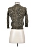 Talbots 100% Merino Animal Print Gold Wool Cardigan Size S - photo 2
