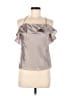 Aje. Gray Sleeveless Silk Top Size 8 - photo 1