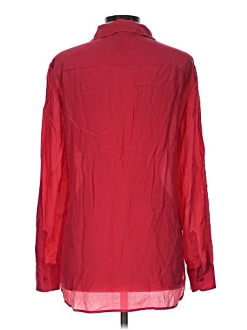 Moda International Long Sleeve Silk Top (view 2)