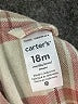 Carter's 100% Cotton Ivory Short Sleeve Top 12-18 MO / 18 MO - photo 3