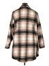 MELLODAY Plaid Tan Coat Size 1X - photo 2