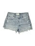 AGOLDE 100% Cotton Blue Denim Shorts Size 24 waist - photo 1
