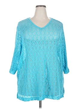 Roaman's 3/4 Sleeve Blouse (view 1)