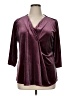 Lane Bryant Burgundy 3/4 Sleeve Top Size 14/16 - photo 1