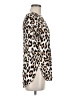 H&M Animal Print Ivory Short Sleeve Blouse Size 8 - photo 4