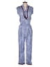 Poupette St. Barth 100% Viscose Paisley Blue Jumpsuit Size S - photo 1