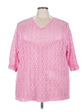 Roaman's 3/4 Sleeve Top (view 1)