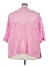 Roaman's Pink 3/4 Sleeve Top Size 26 (2X) - photo 2