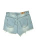 Machine Nouvelle Mode 100% Cotton Blue Denim Shorts Size L - photo 2