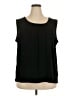 Jones Studio Black Sleeveless T-Shirt Size 3X - photo 1