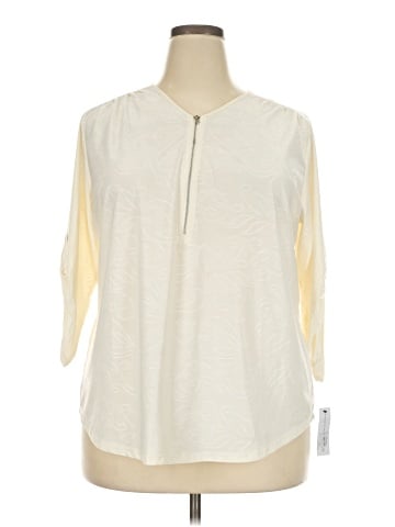 Notations 3/4 Sleeve Blouse (view 1)