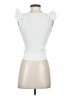 Aqua White Sleeveless Top Size S - photo 2