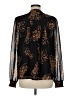 CAbi 100% Polyester Black Long Sleeve Blouse Size M - photo 2