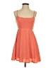 Forever 21 100% Polyester Solid Orange Cocktail Dress Size S - photo 1
