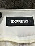 Express 100% Linen Stripes Ivory Shorts Size 0 - photo 3