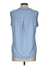 Santiny 100% Polyester Blue Sleeveless Blouse Size L - photo 2
