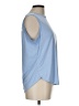 Santiny 100% Polyester Blue Sleeveless Blouse Size L - photo 4