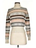 J.Crew Chevron-herringbone Tan Turtleneck Sweater Size XXS - photo 1