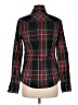 J.Crew 100% Cotton Plaid Black Long Sleeve Button-Down Shirt Size 6 - photo 2