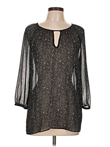 Rose + Olive 3/4 Sleeve Blouse (view 1)