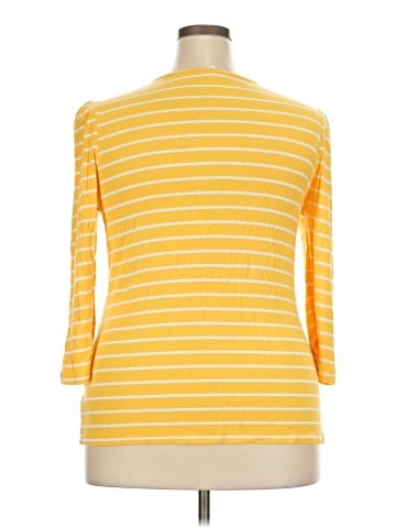Time and Tru 3/4 Sleeve T-Shirt (view 2)
