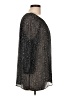 Rose + Olive 100% Polyester Black 3/4 Sleeve Blouse Size L - photo 4