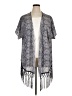 Fever 100% Polyester Blue Kimono Size 1X - photo 1
